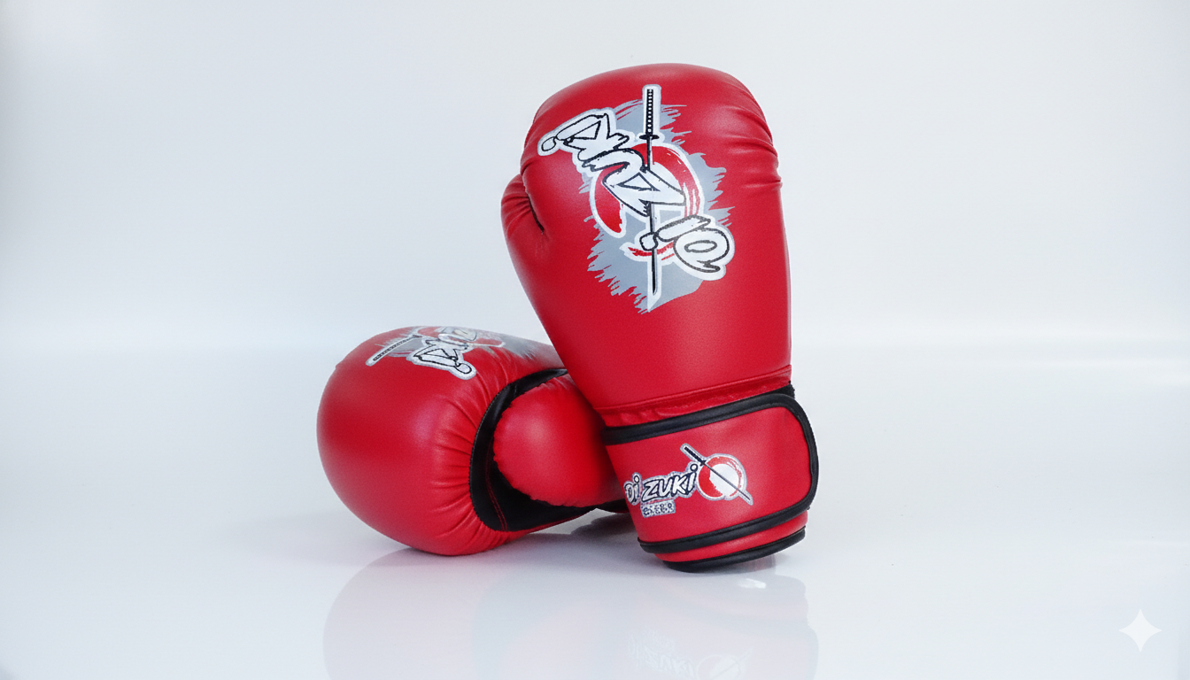 Oi Zuki Dojo Series 10 OZ PU Boxing Glove in Red Color