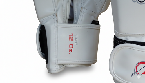 Oi Zuki Dojo Series 12 OZ White PU Boxing Glove