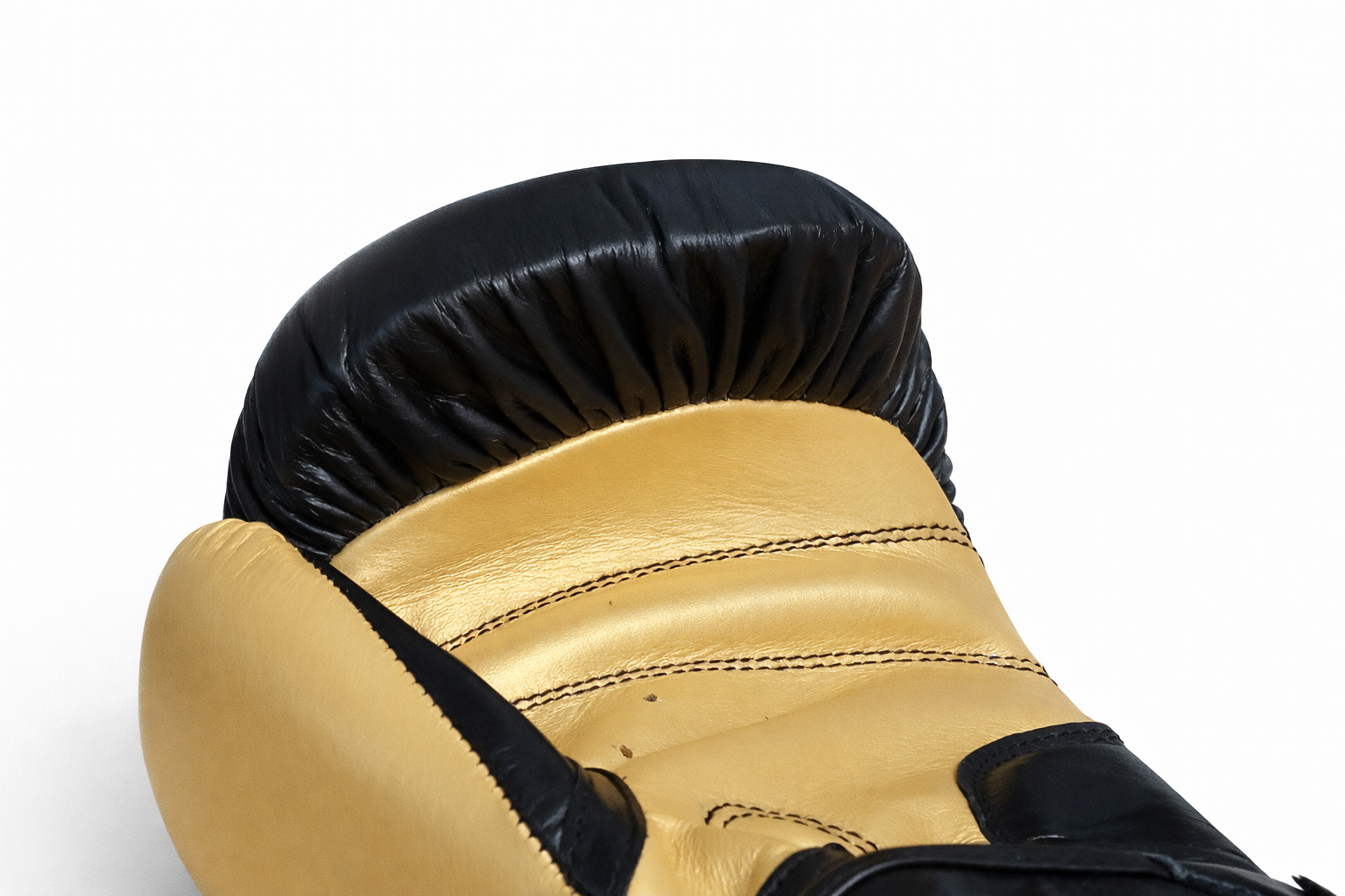 Oi Zuki Shinoki Stealth Series 14 OZ Black & Golden Genuine Leather Boxing Glove