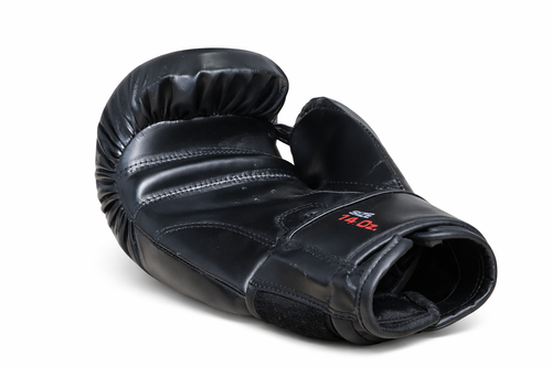 Oi Zuki 14 OZ Dojo Series Boxing Glove in Black Leather