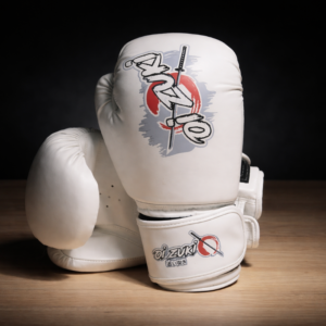 Oi Zuki Dojo Series 12 OZ White PU Boxing Glove